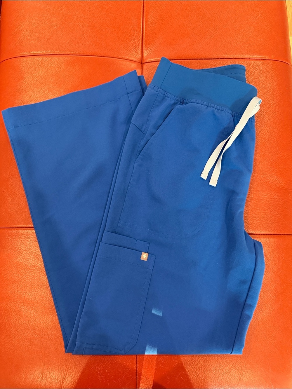 Figs Royal Blue Isabell Wide Leg pant.